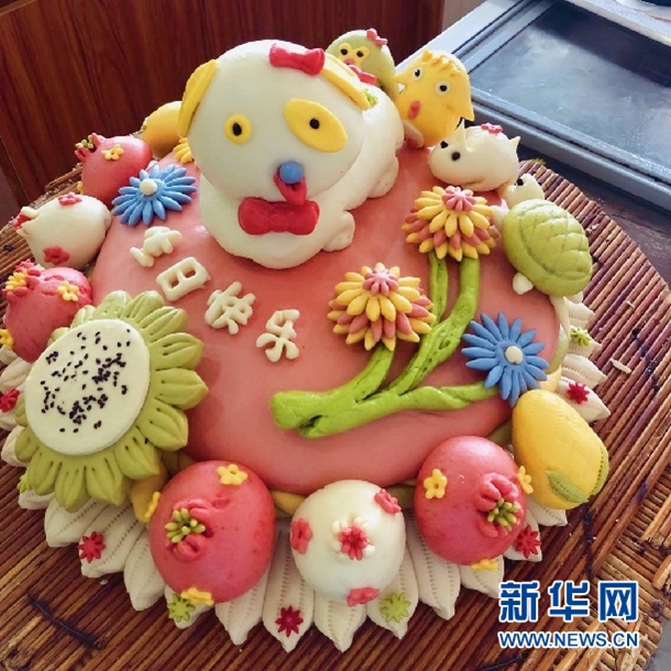 Qingdao's authentic ICH food: Laoshan dough modeling