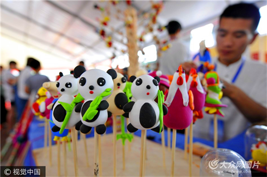 In pics: Linyi's first intangible culture heritage expo