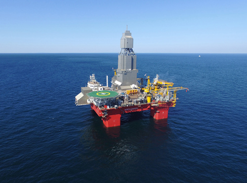 First drilling rig for North Sea finishes construction