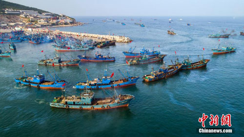 Fishing season starts in Shandong