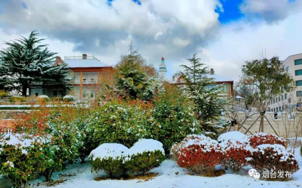 In pics: Yantai Mountain after snowfall