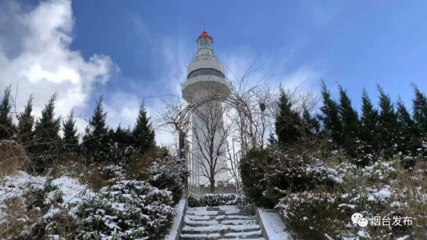 In pics: Yantai Mountain after snowfall