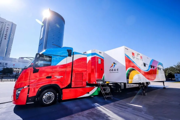 Yantai designs ski-waxing truck for Winter Games