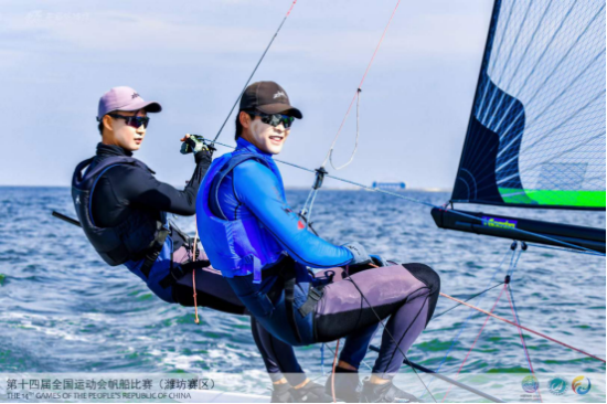 Yantai athlete wins sailing gold at 14th National Games