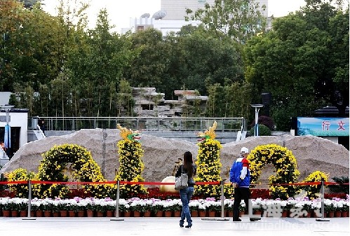 Chrysanthemum exhibition in Jiading