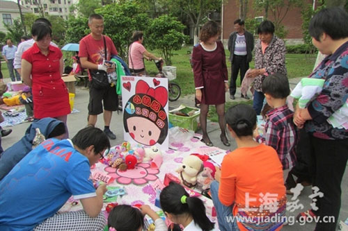 Flea market in Shengxin