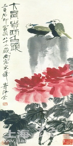 Qi Baishi's artworks on display in Jiading