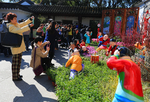 Tourists to Guyi Garden hit record high during Spring Festival