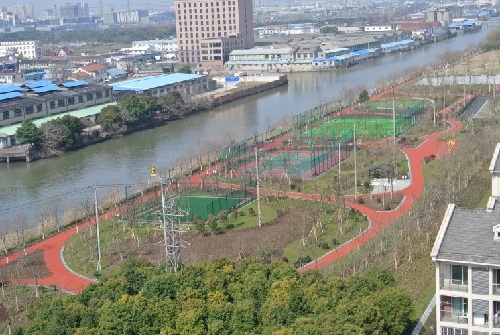 Jiading's sports theme park set to open in April