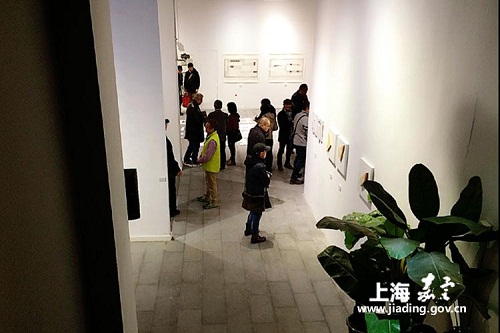 Japanese artist opens exhibition in Jiading