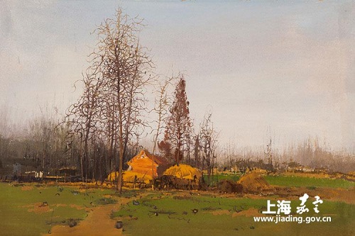 Jiading art museum hosts watercolor exhibition