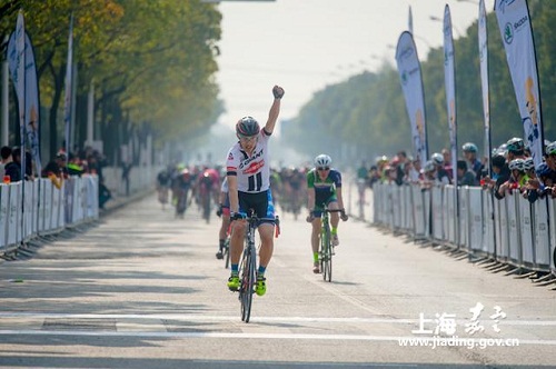 International cycling races in Jiading