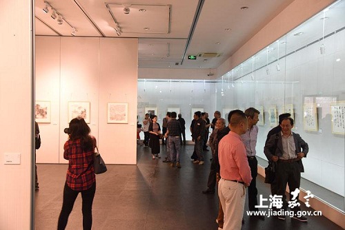 Jiading-Taishun painting and calligraphy exhibition opens