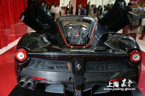 Ferrari sports car exhibition opens in Jiading