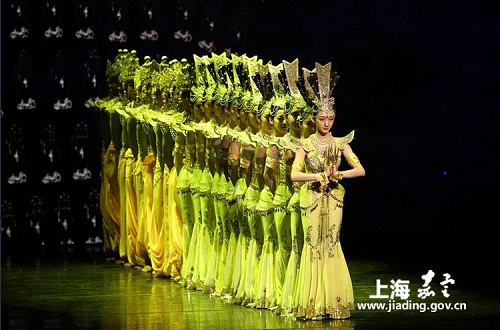 Jiading stages dance drama Thousand-handed Goddess of Mercy
