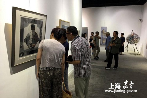 B&R-themed art exhibition opens in Jiading