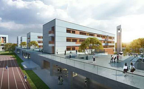 Jiading foreign language school starts construction