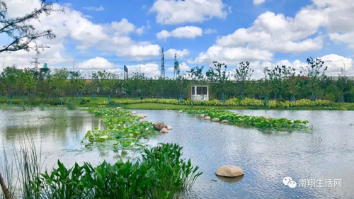 Underground sewage treatment plant completed in Jiading