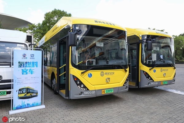 Jiading promotes hydrogen fuel cell vehicles