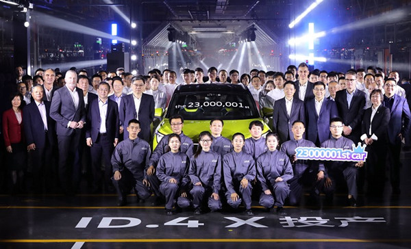 VW's first dedicated EV plant starts production in Shanghai