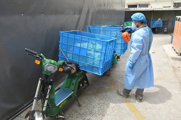Express delivery industry restarting in Jiading