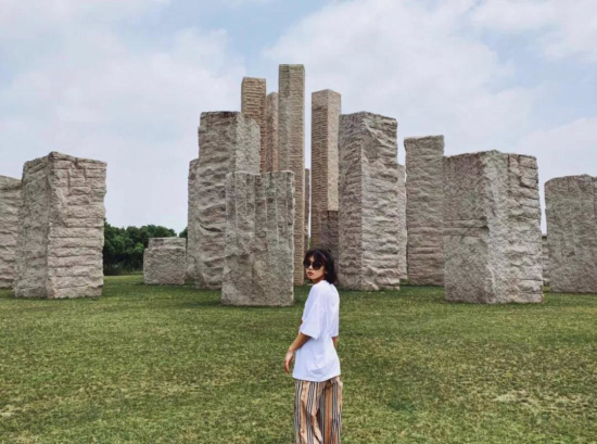 China's version of Stonehenge at Moon Lake Sculpture Park