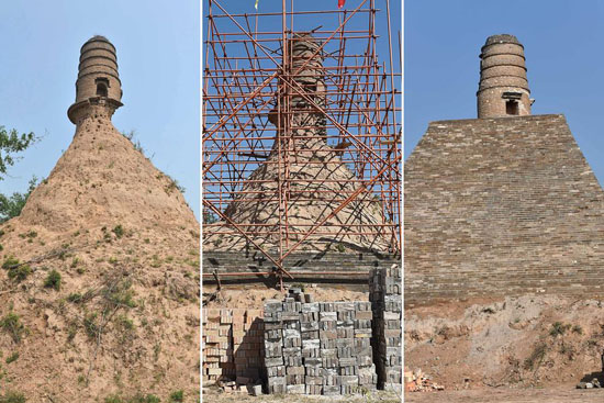 Relic restoration in Shanxi