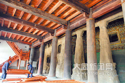 Shanxi grotto gets much-needed refurbishing