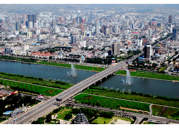 Urban landscape of Shanxi cities