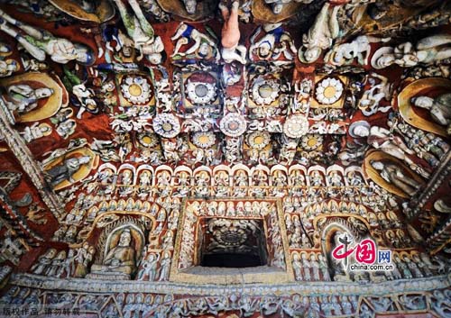 Yungang Grottoes in Shanxi