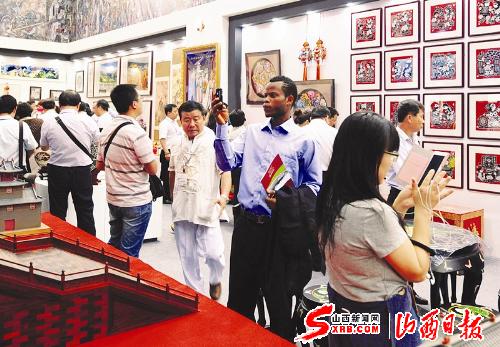 Shanxi booth - a hit at culture industry fair