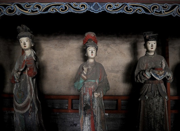 Exquisite sculpture at Jinci Temple