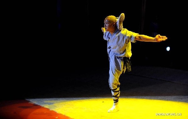 Shaolin martial arts performed in Taiyuan