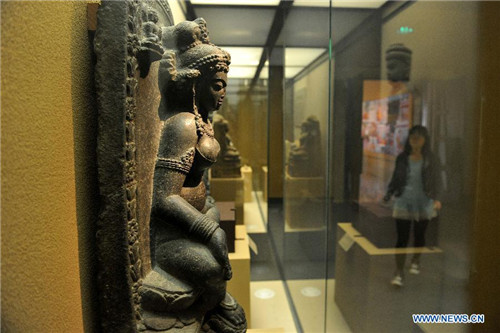 Indian cultural masterworks displayed in Shanxi