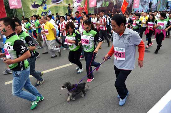 Moments from the 2014 Taiyuan international marathon