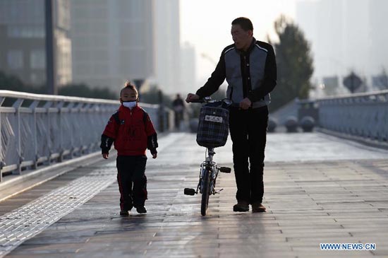 Cold front hits N China's Shanxi province