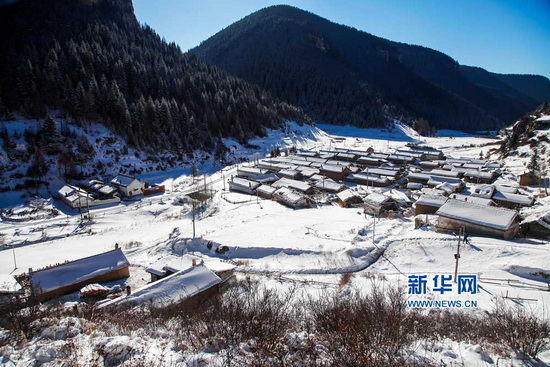 Snow country in Shanxi -- a fairy tale of ice and snow