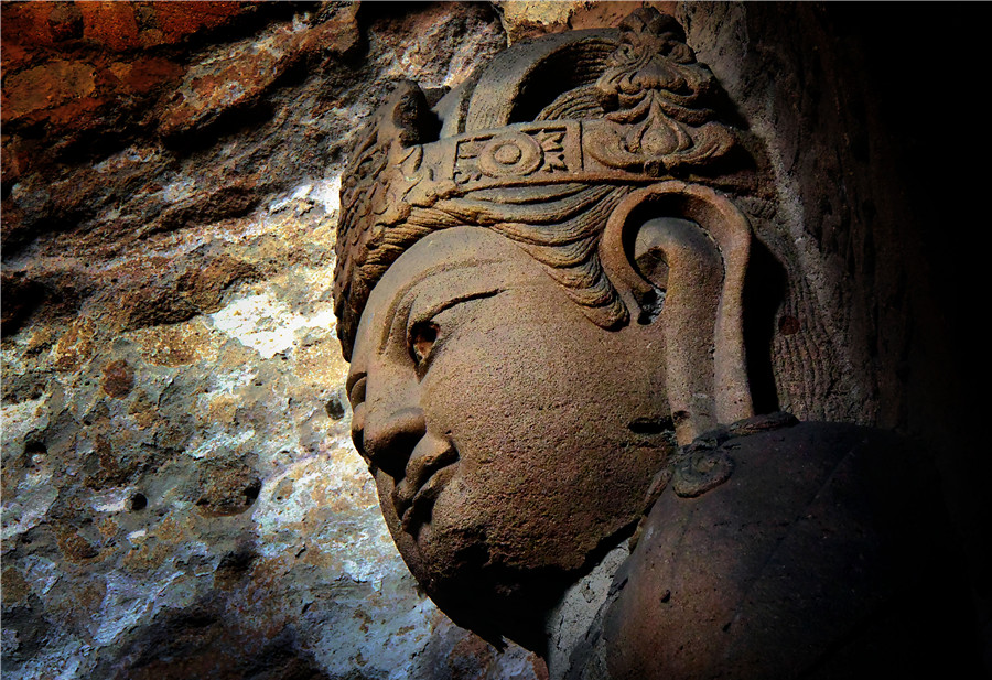 Buddha statues at grottoes across China