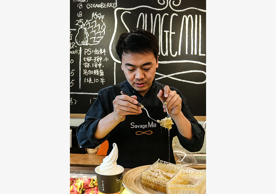 Man aims to provide freshest ice cream possible