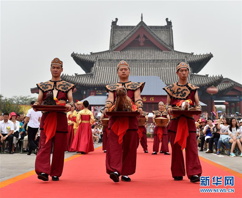 Ancestor worshiping ceremony takes place in Shanxi