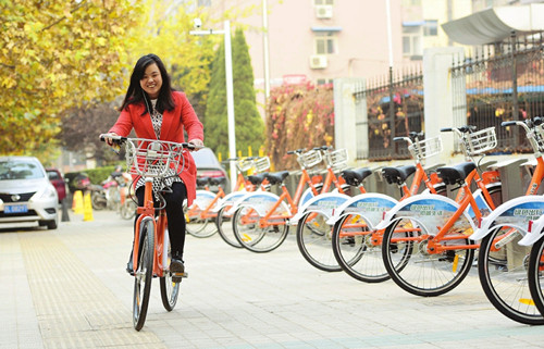 Linfen starts public bike project