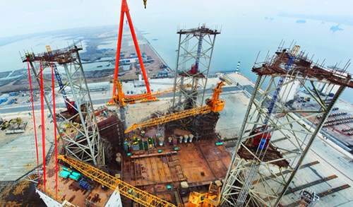 Shanxi launches first self-developed drilling platform