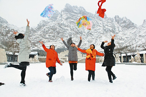 Snow excites Shanxi