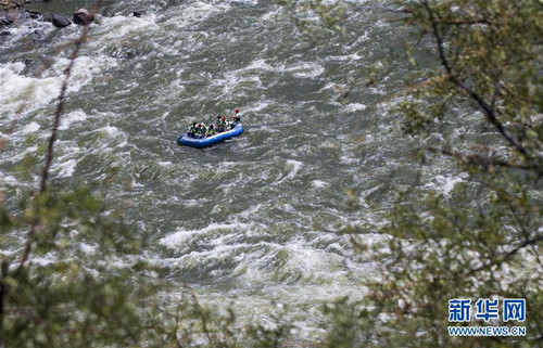 Whitewater rafting becomes popular on Yellow River