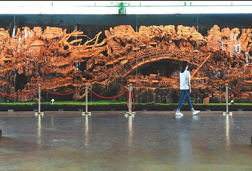 Replica of ancient masterpiece displayed in Taiyuan