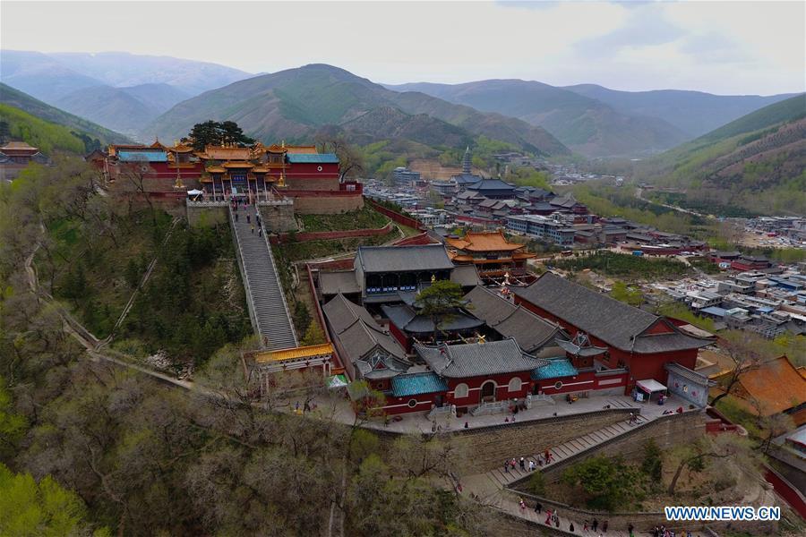 Temples on Mount Wutai in N China's Shanxi