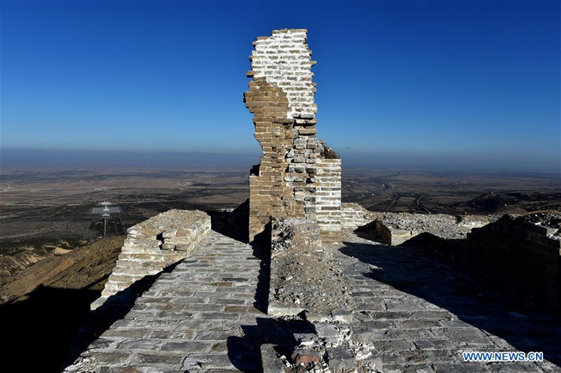 Guangwu Great Wall in China's Shanxi completes repair work