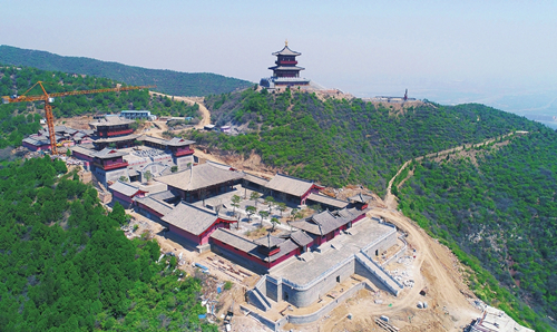 Main part of Longquan Temple restored