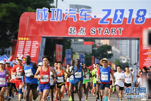 International marathon held in Changzhi county