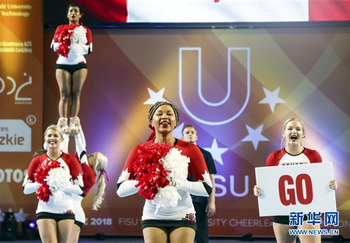 Shanxi students compete in cheerleading championship